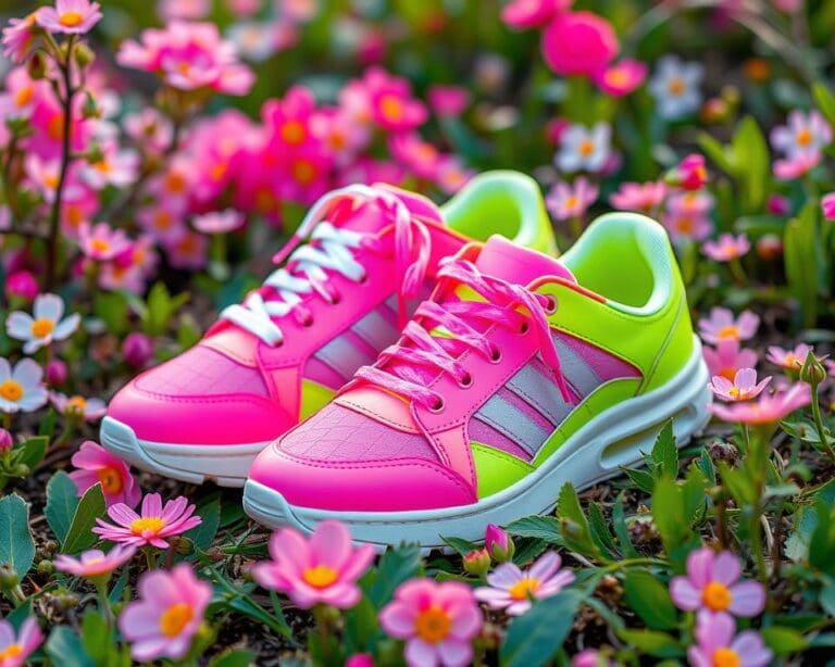 Sneaker in Neonfarben: Der Hingucker für den Frühling