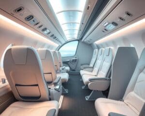Ultraleichte Materialien für Flugzeugkabinen