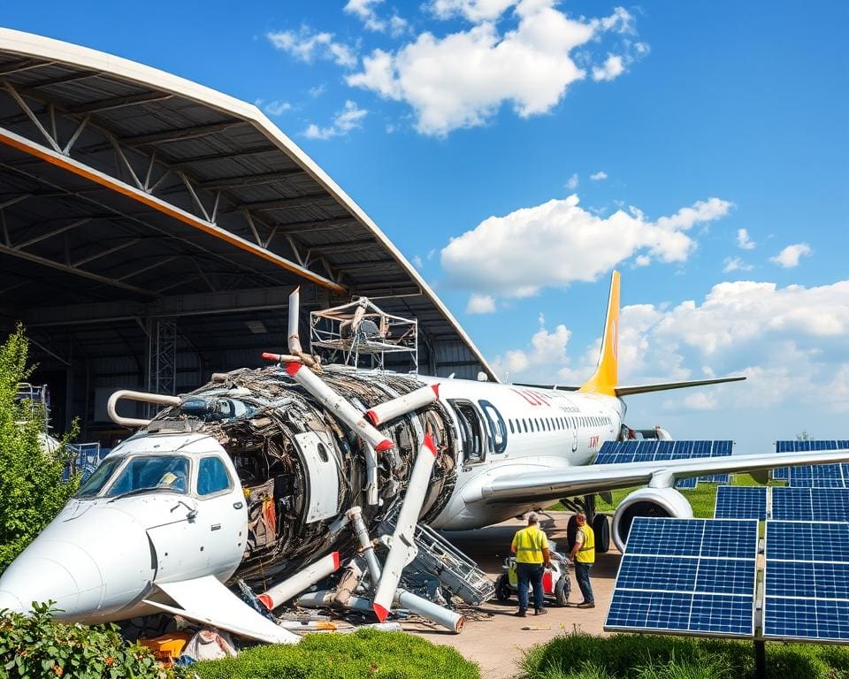 Umweltschutz im Flugzeugrecycling