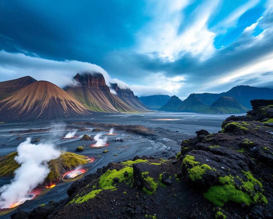 Vulkanlandschaft Island