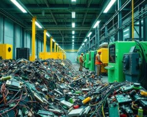 Welche Fortschritte gibt es bei Recyclinglösungen für Elektroschrott?