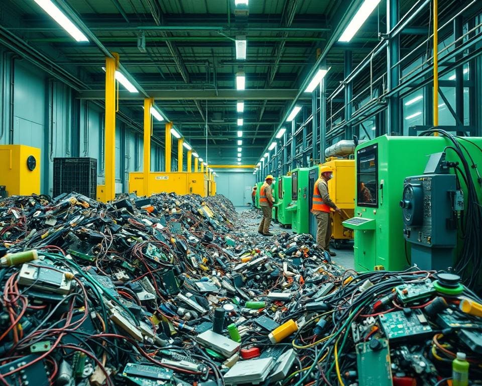 Welche Fortschritte gibt es bei Recyclinglösungen für Elektroschrott?