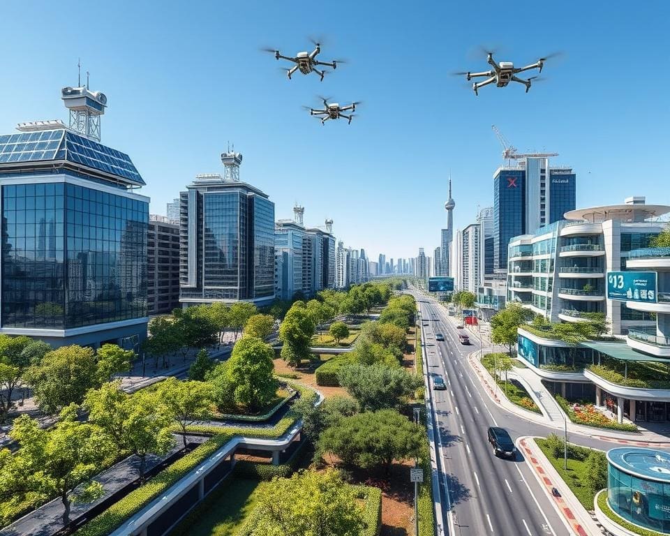 Welche Technologien treiben die Entwicklung smarter Städte voran?