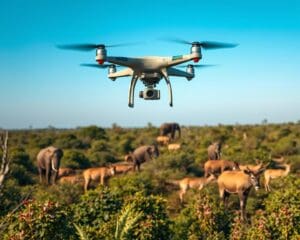 Wie helfen Drohnen bei der Überwachung von Wildtieren?