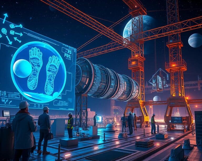 Wie optimieren digitale Zwillinge den Bau von Raumstationen?