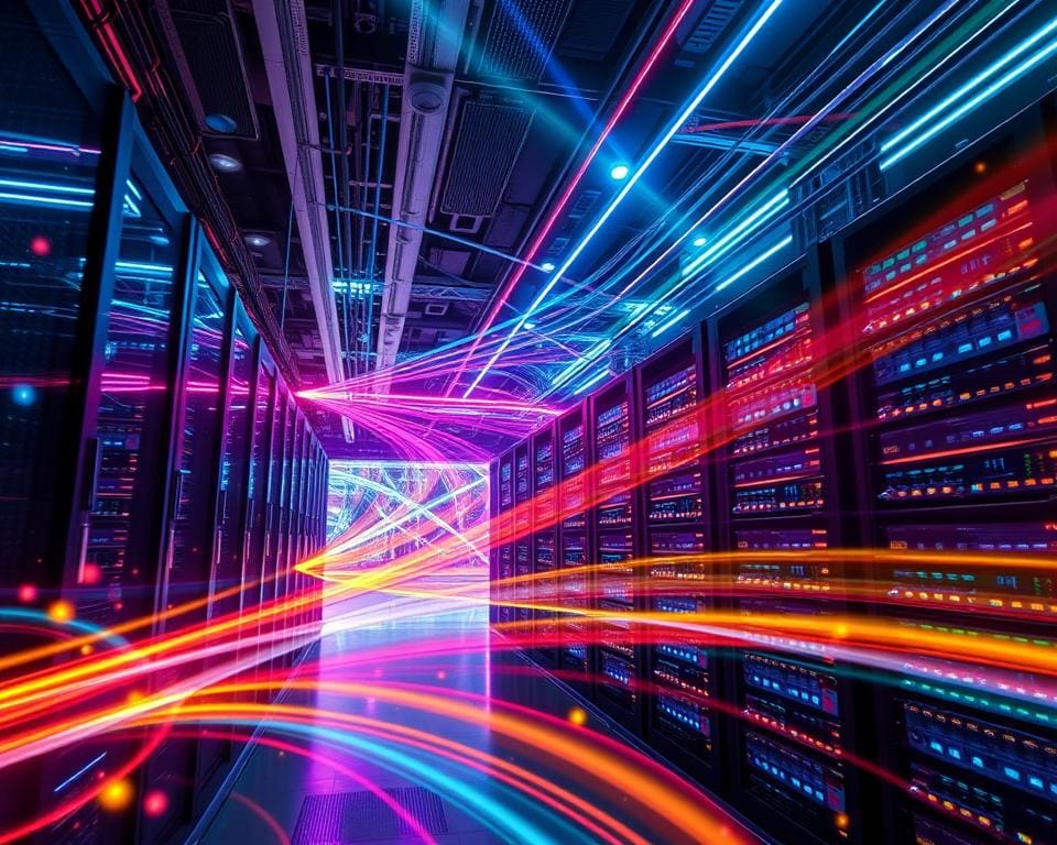 Wie wird Photonik für die Datenübertragung in Rechenzentren eingesetzt?