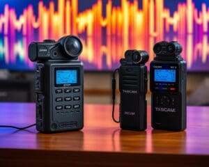 Zoom- und Tascam-Audiorekorder: Perfekter Ton für Videos