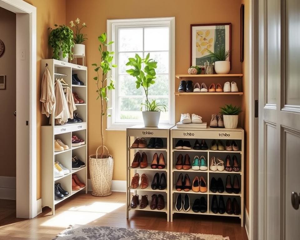 clevere Organisation mit Schuhregalen von Tchibo