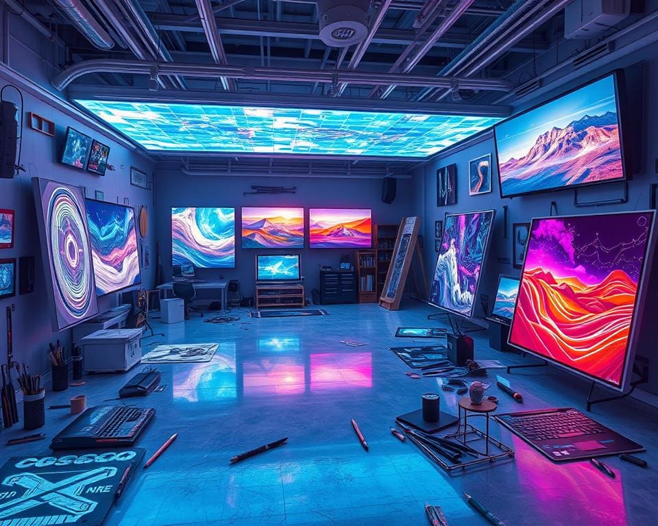 digitale Kunst mit künstlicher Intelligenz