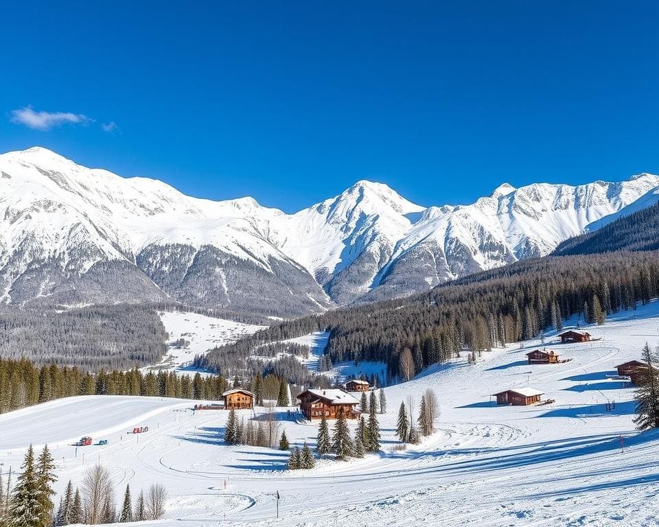 legendäre Berglandschaft im Skicircus
