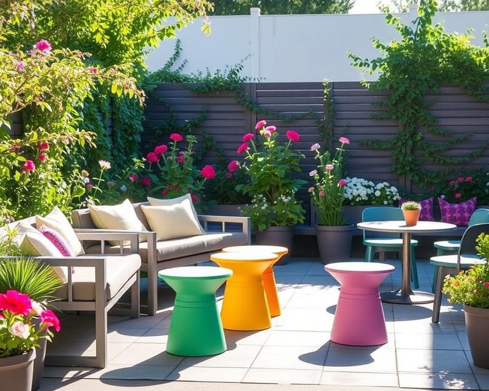 moderne Gartenmöbel