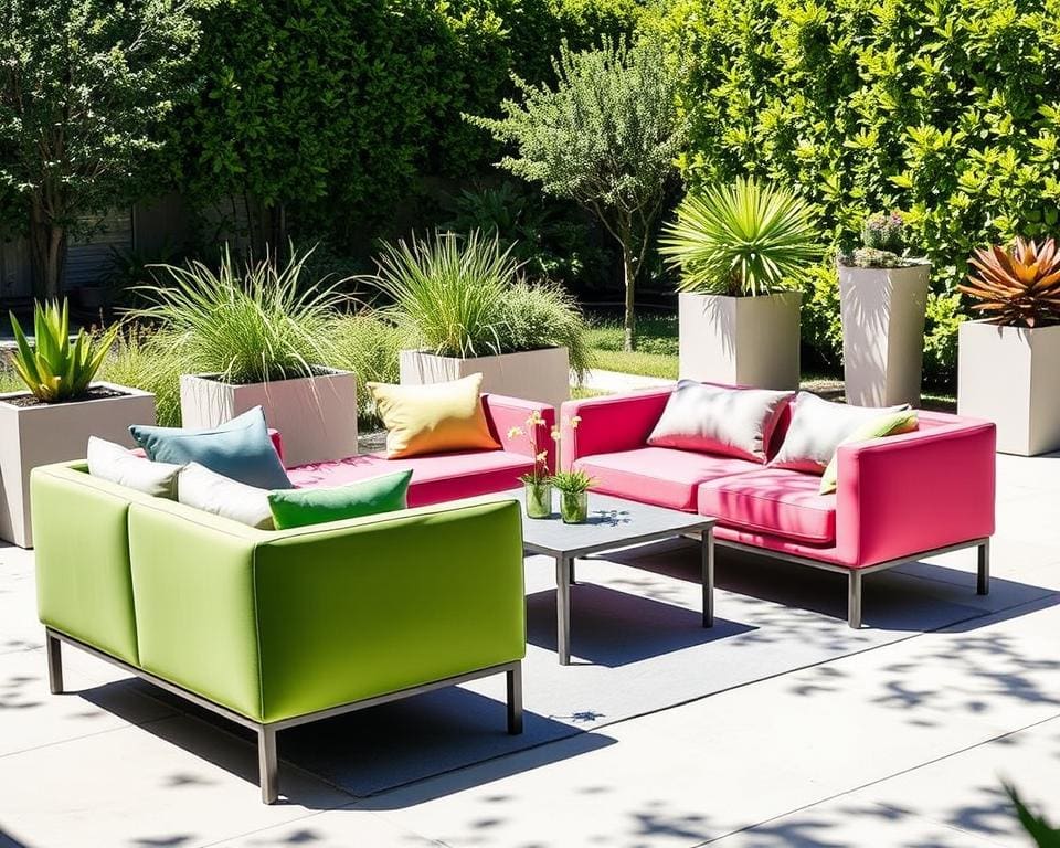 moderne Gartenmöbel