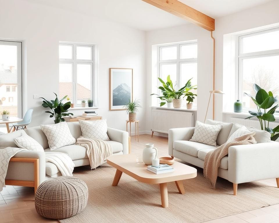 skandinavisches Design im Wohnzimmer umsetzen