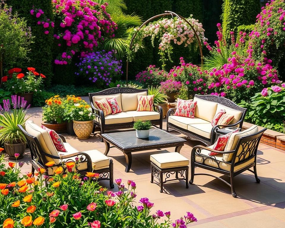 stilvolle Designs für Gartenmöbel