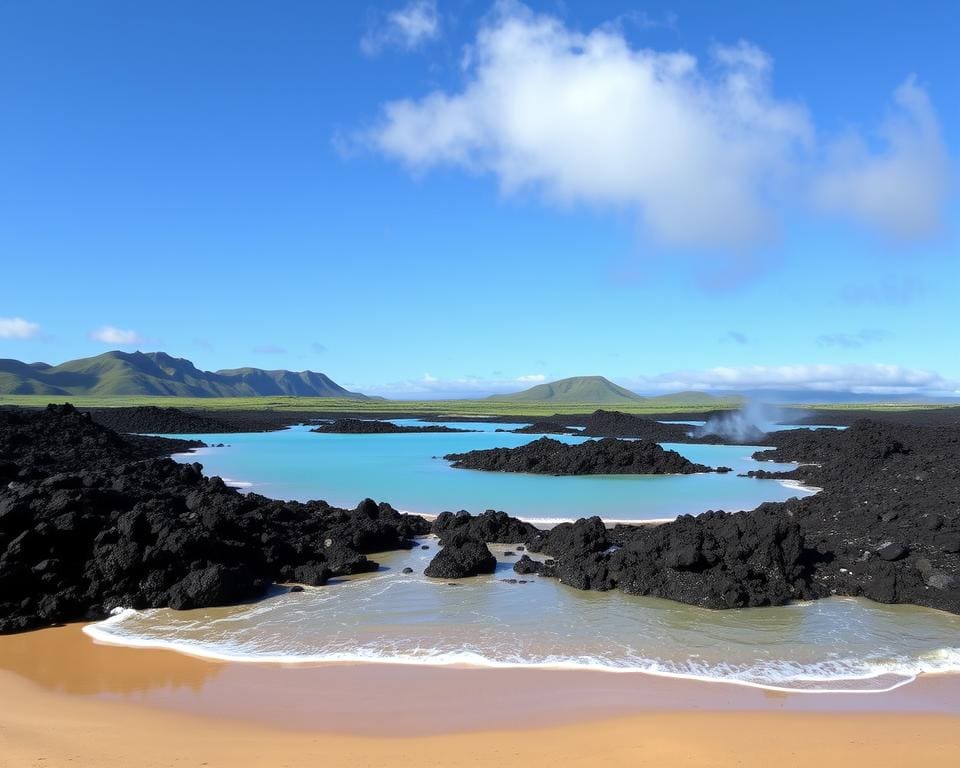 Blauen Lagune und Nauthólsvík in Reykjavik