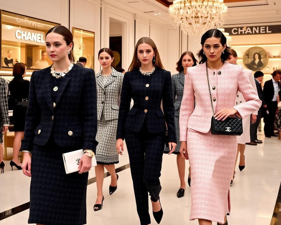 Chanel und Tweed in der Modewelt