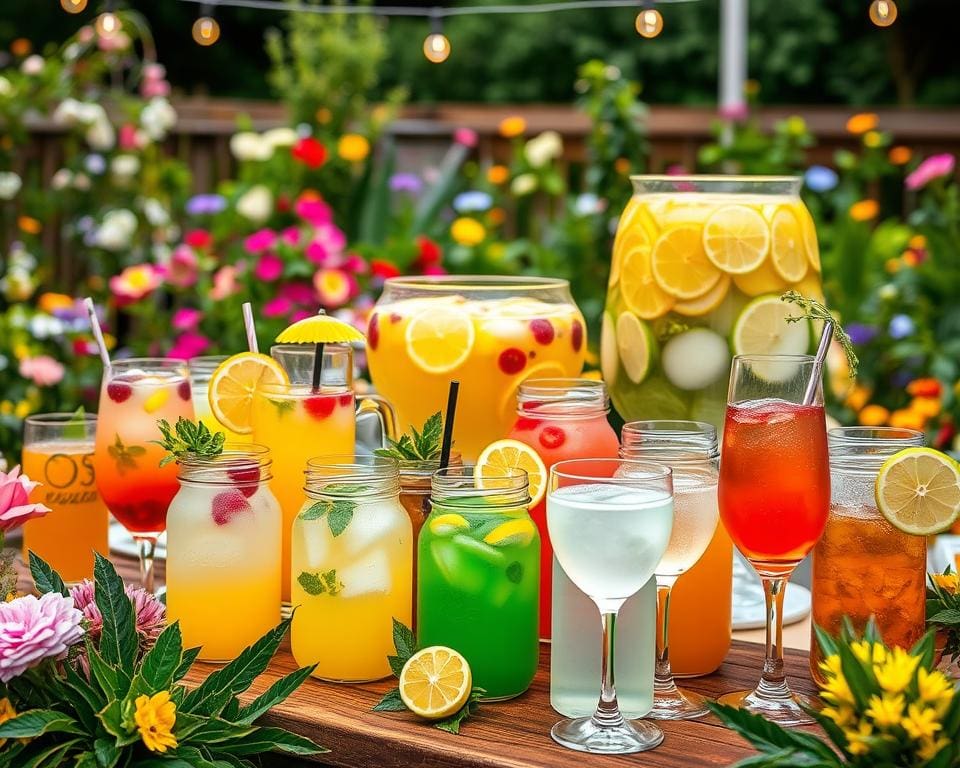 Die besten Drinks für deine nächste Gartenparty