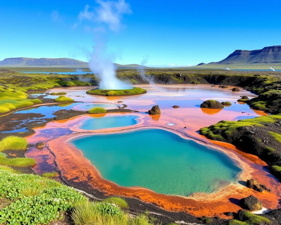 Geothermalquellen und heiße Quellen in Reykjavik