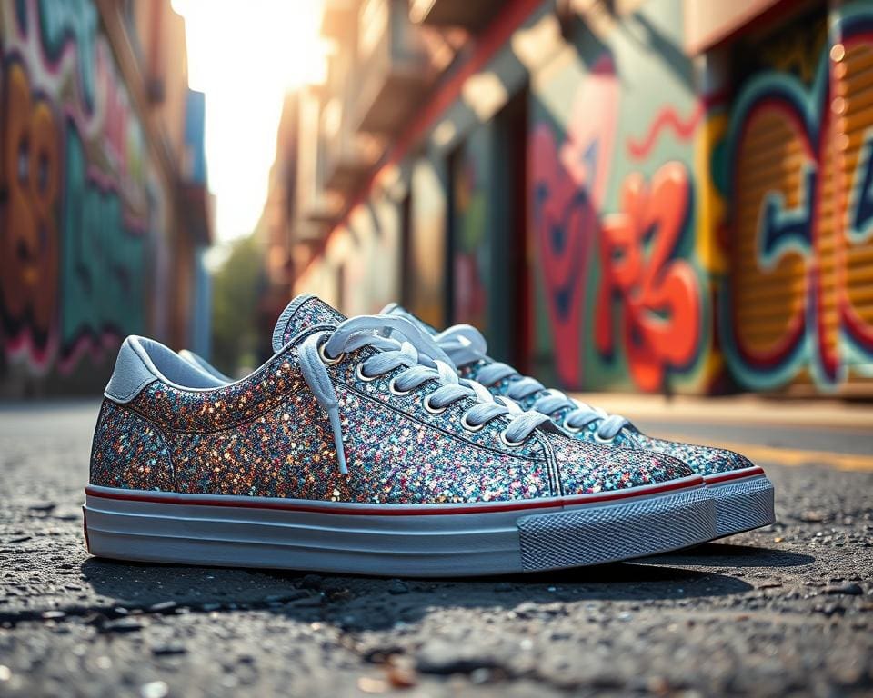 Glitzer Sneaker