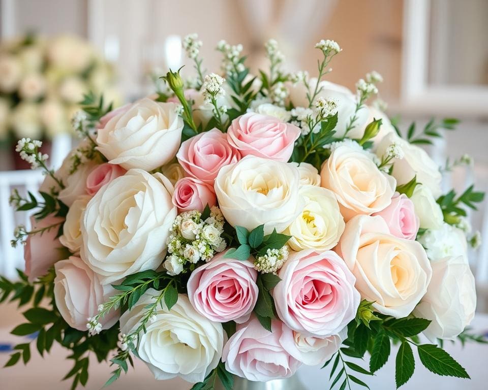 Hochzeitsfloristik mit beliebten Hochzeitsblumen