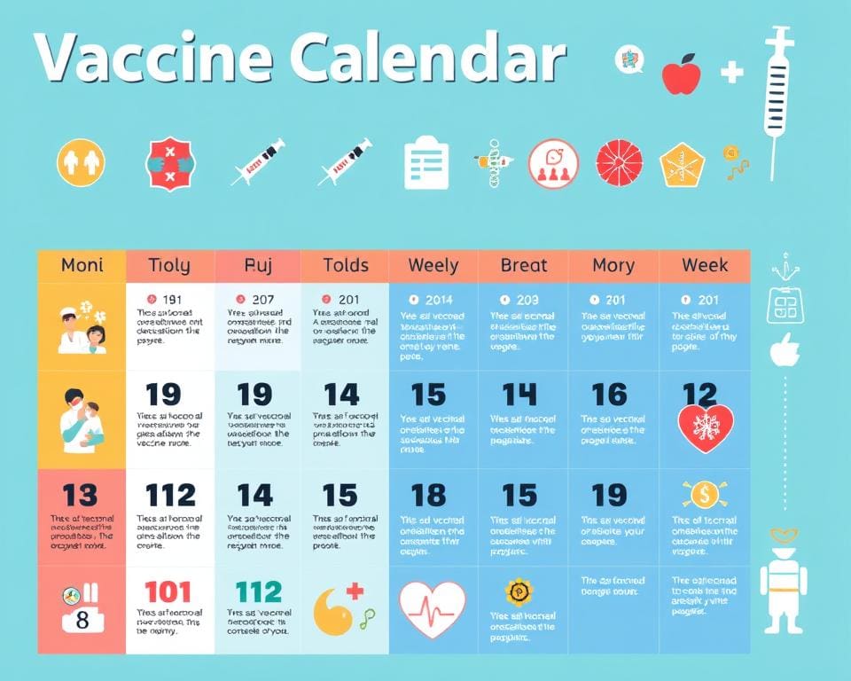 Impfkalender Übersicht der empfohlenen Impfungen