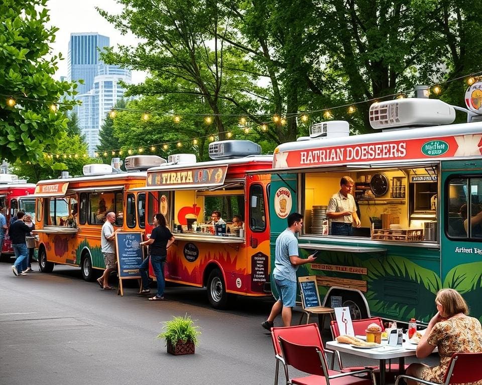 Portland: Welche Food-Trucks bieten außergewöhnliche Gerichte?