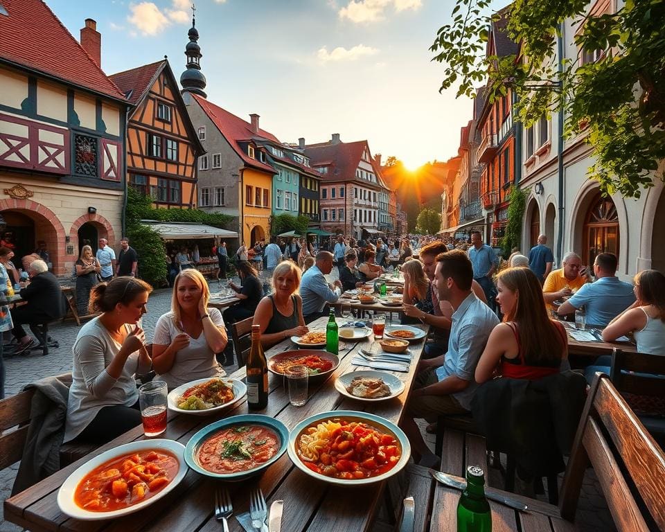 lokale Küche in Český Krumlov