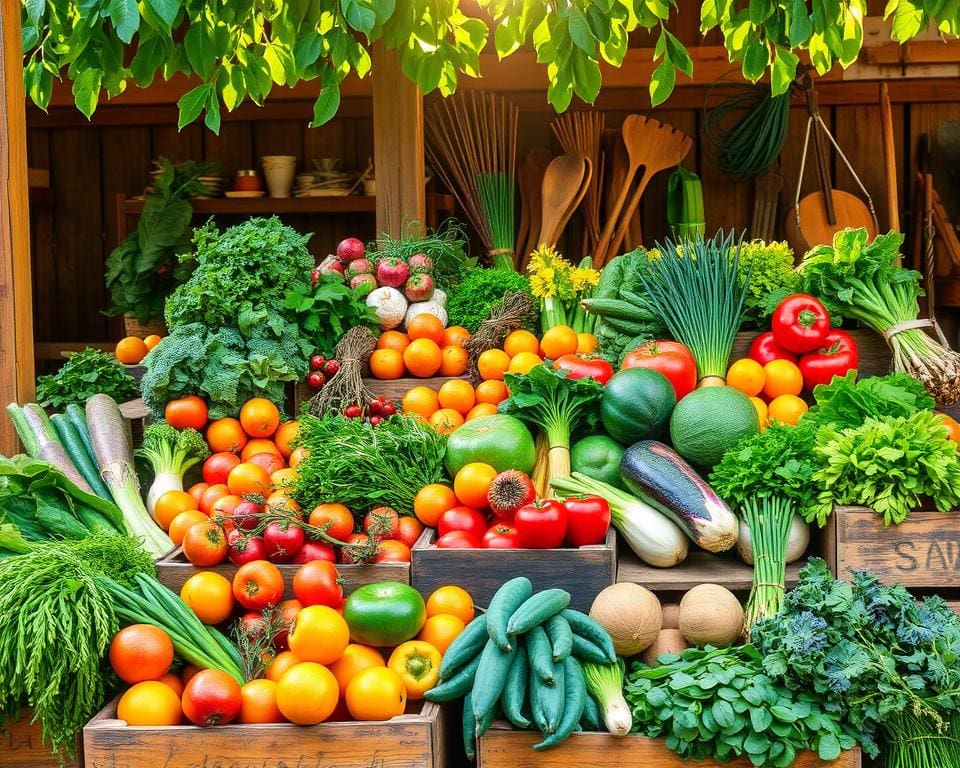 lokale Zutaten in der Farm-to-Table Küche