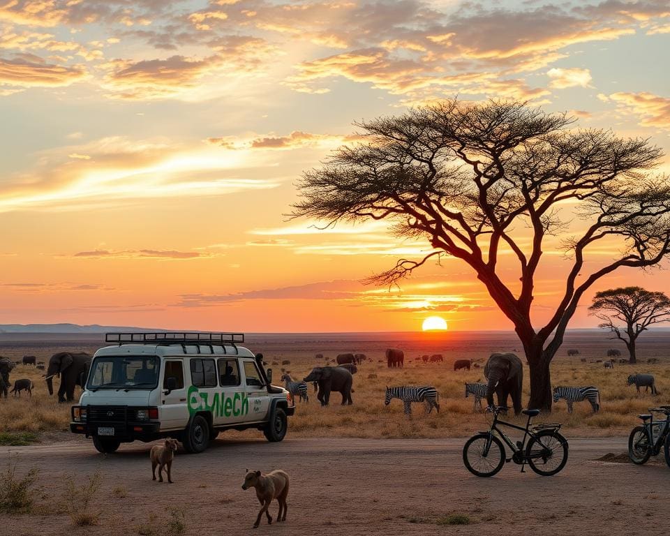 nachhaltiger Transport im Etosha-Nationalpark