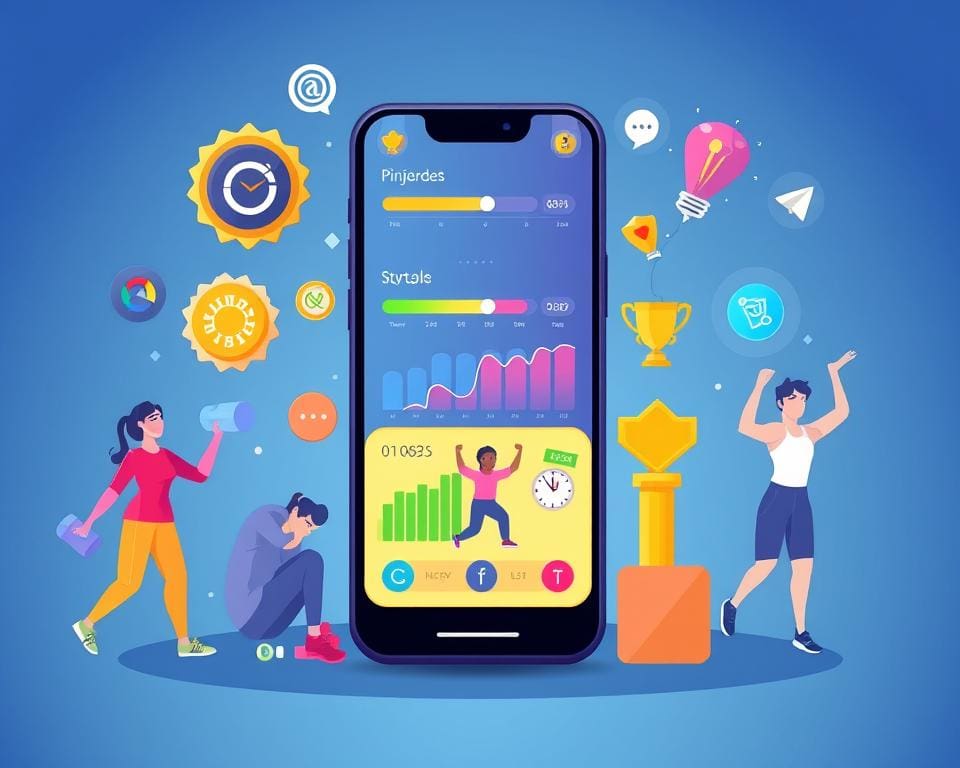 Gamification-Elemente in Fitness-Apps