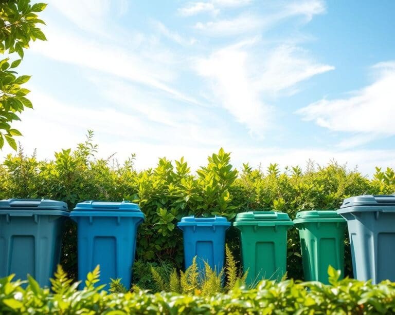 Papier und Karton Container für umweltfreundliches Recycling