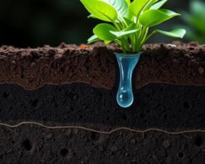 Wie bleibt Gießwasser länger im Boden?