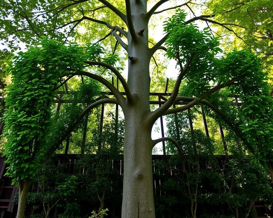Spalierbaum Sichtschutz