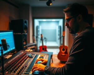 Was macht ein Musikproduzent im Tonstudio?