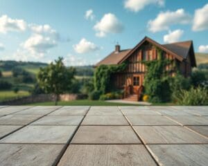 Was passt besser: Naturstein oder Holz im Landhausstil?