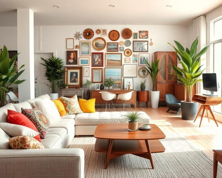 Wie bringst du Leichtigkeit in ein eklektisches Interieur?