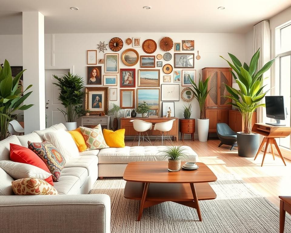 Wie bringst du Leichtigkeit in ein eklektisches Interieur?