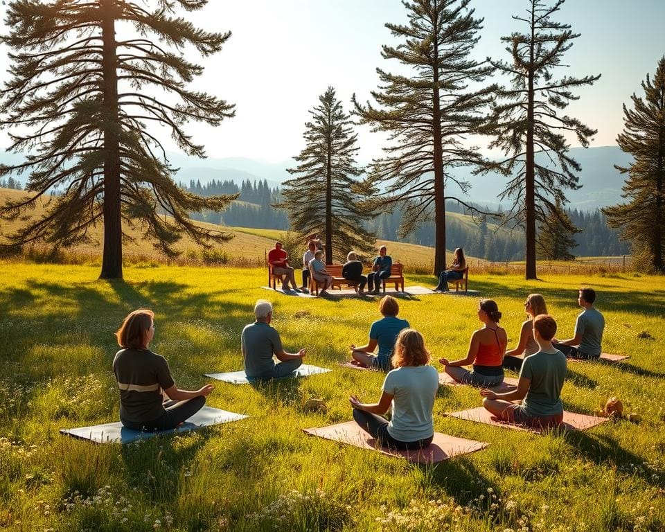 Yoga Retreat Deutschland, Meditation im Freien, Workshops zur inneren Transformation