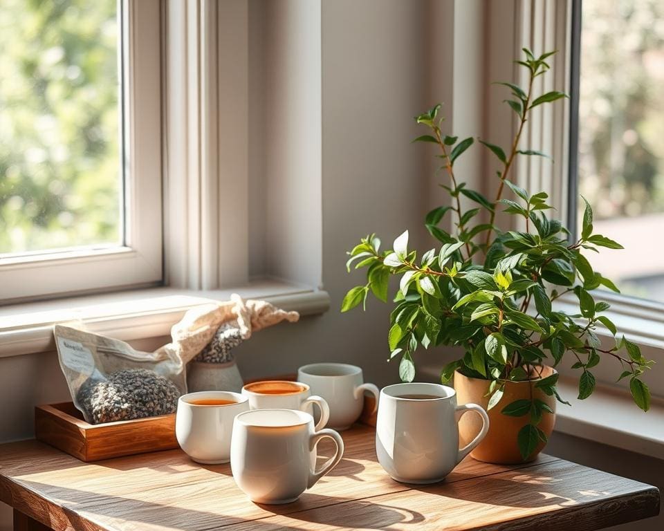 Kräutertee für den Körper