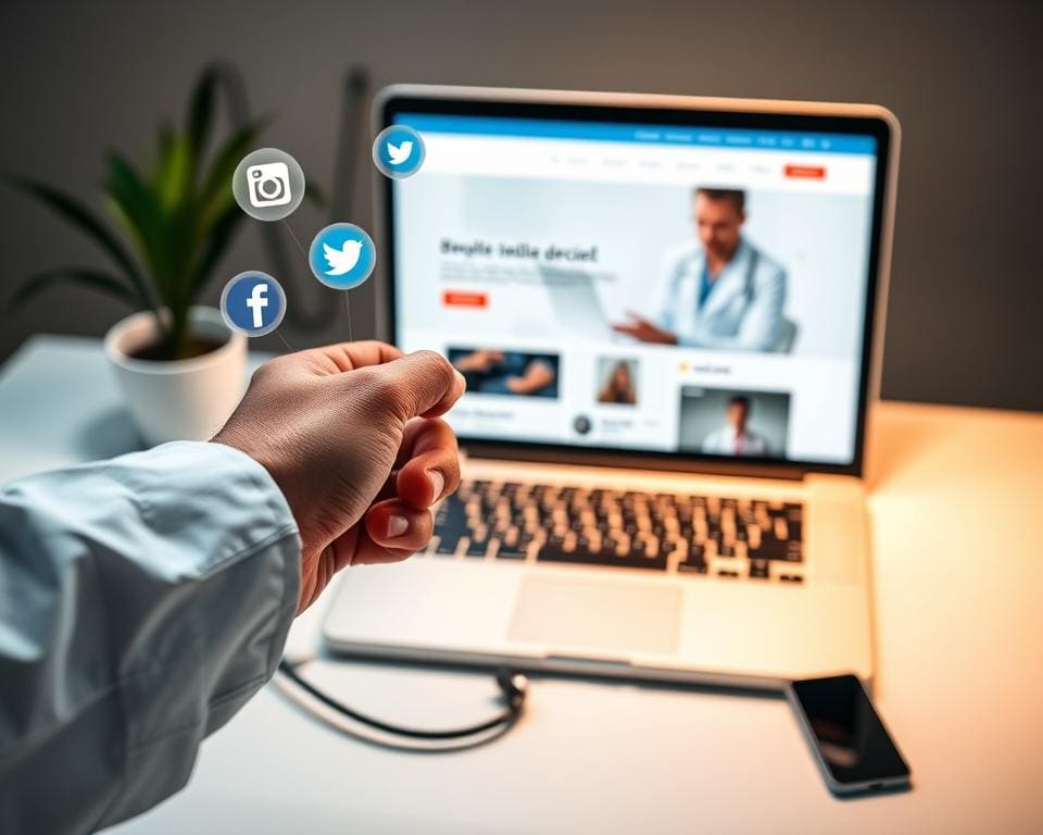 Social Media Integration für Ärzte