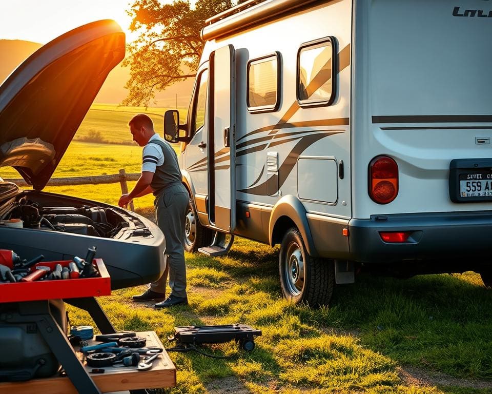 Wartung und Pflege beim Camper