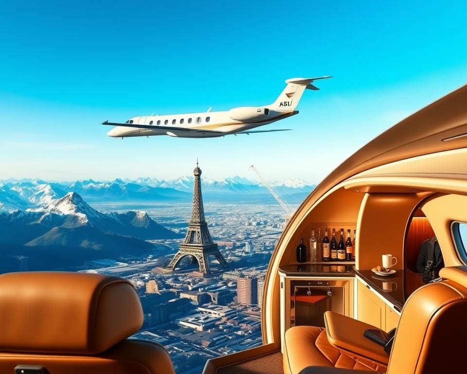 Was kostet eine private Jetroute Zürich–Paris?