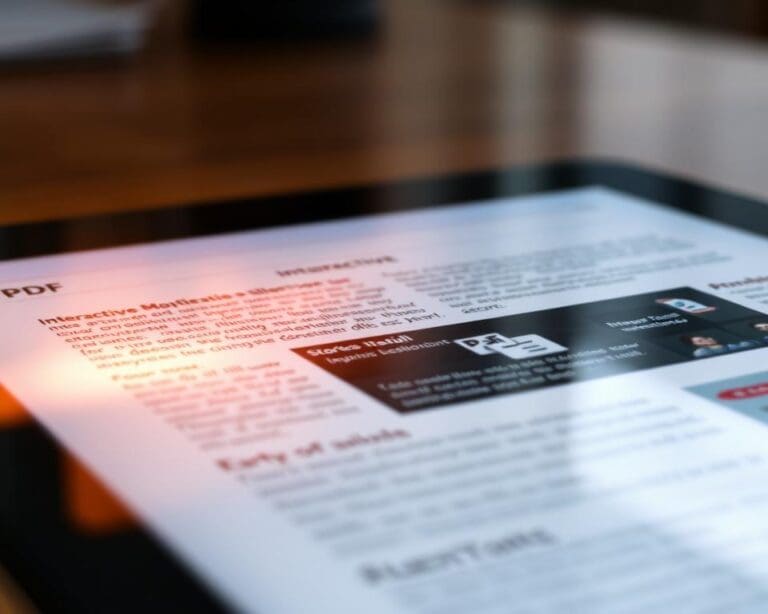Kann man interaktive Elemente in PDF-Dateien anzeigen?