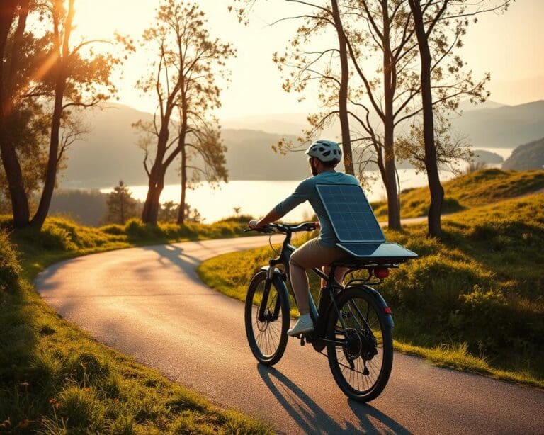 Wie reist man mit E-Bike und Solarstrom?