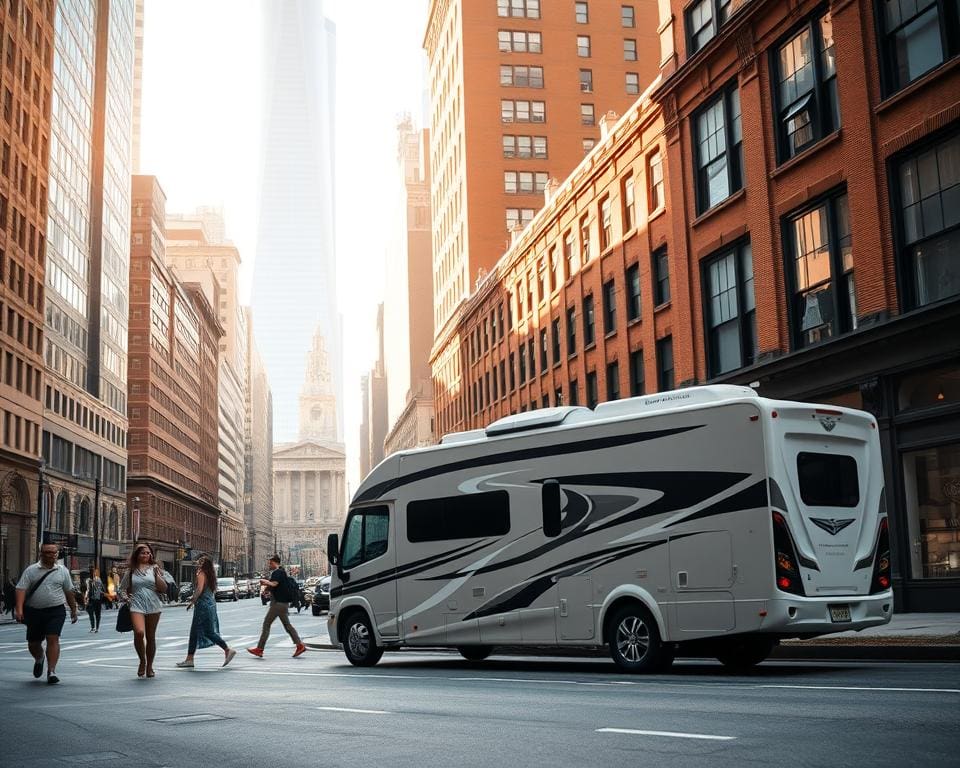 Wie reist man mit dem Wohnmobil in Städten?