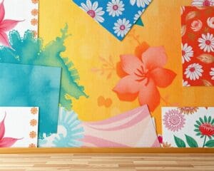 Wandgestaltung mit Tapetenmustern
