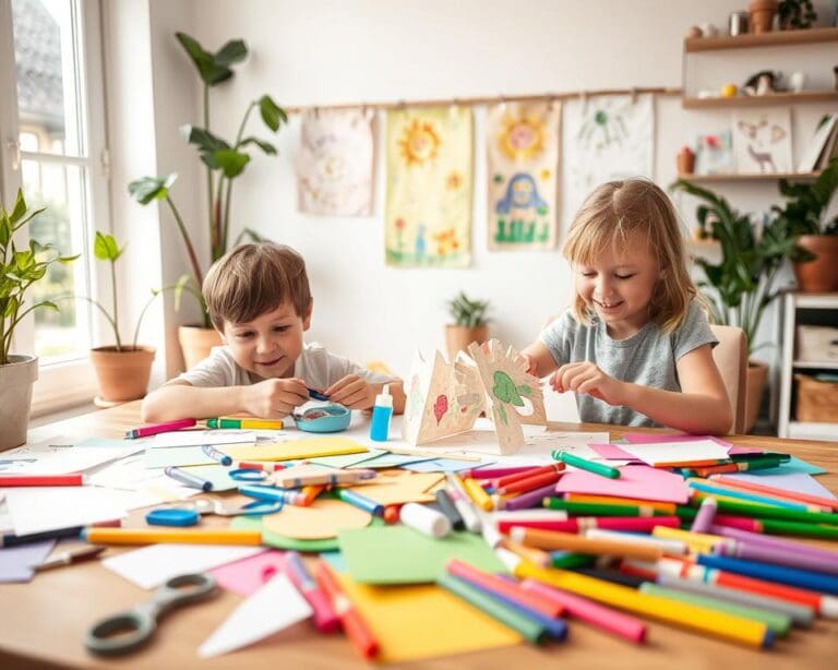 Kreative Ideen für Basteln mit Kindern