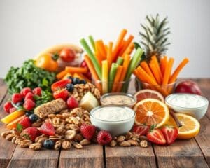 Rezepte für gesunde Snacks