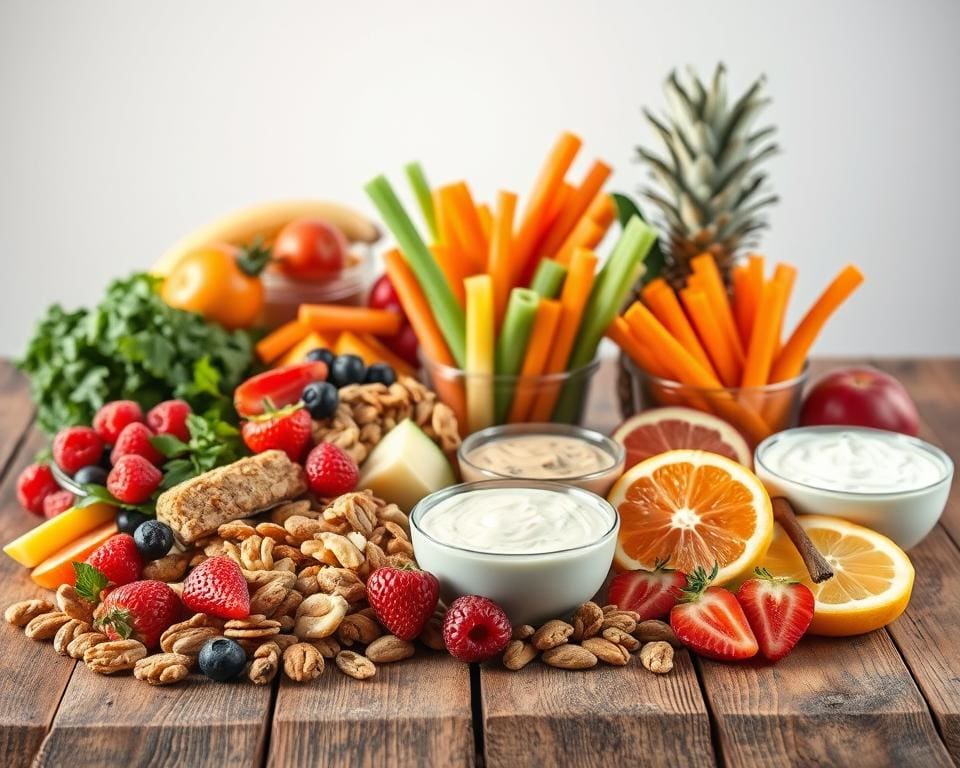 Rezepte für gesunde Snacks