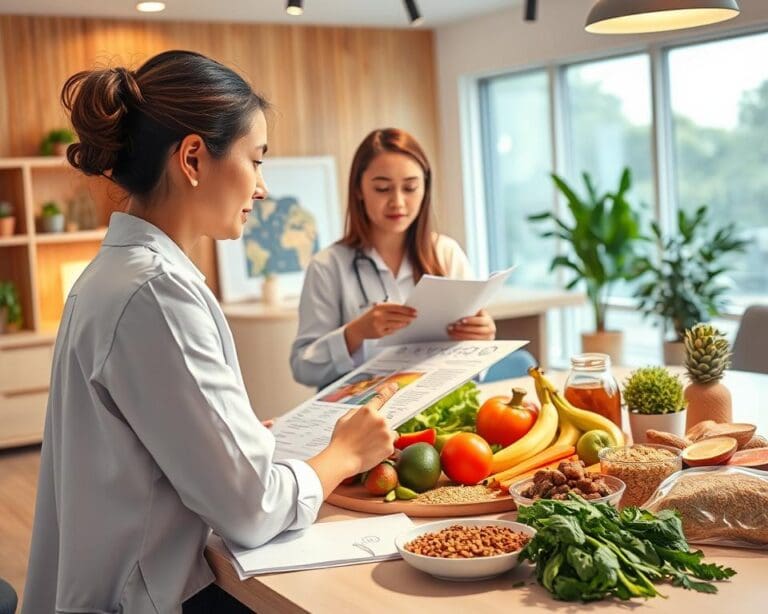 Wie arbeitet ein Ernährungsberater mit Klienten?